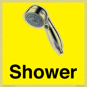 Shower Dementia Friendly Yellow 